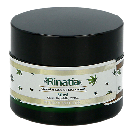 קרפ פנים משמן זרעי קנאביס רינתיה - Rinatia Herbal Therapy